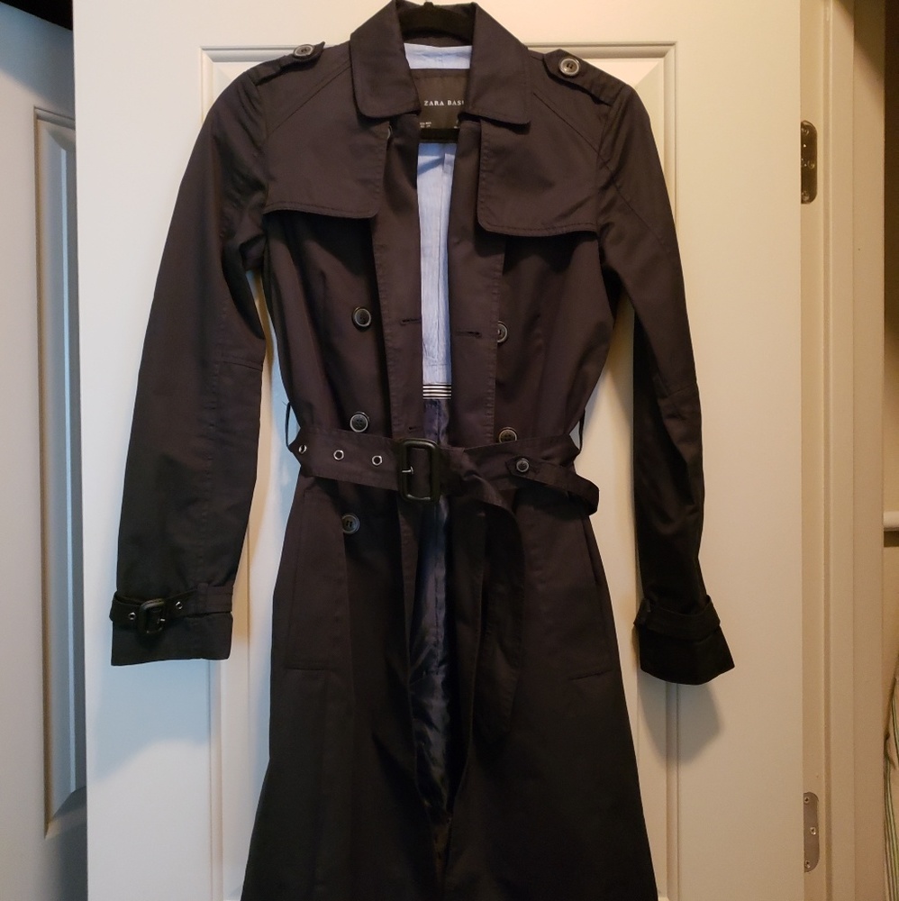 Classic Black Trench Coat